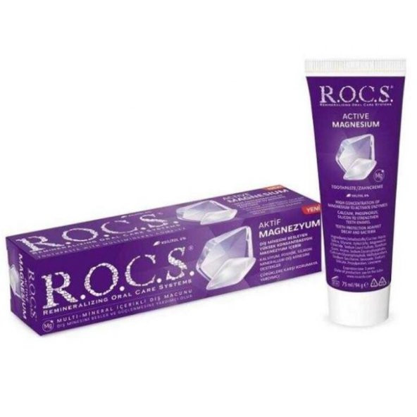 Rocs Aktif Magnezyum Multi- Mineral Diş Macunu 75 ml
