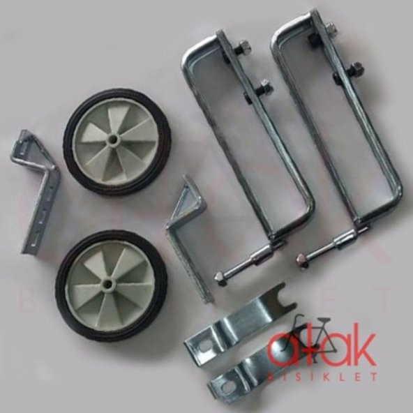 VİTESLİ BİSİKLET YAN DENGE TEKERİ 24 - 26 JANT BİSİKLETLERE ÖZEL - Resim 2