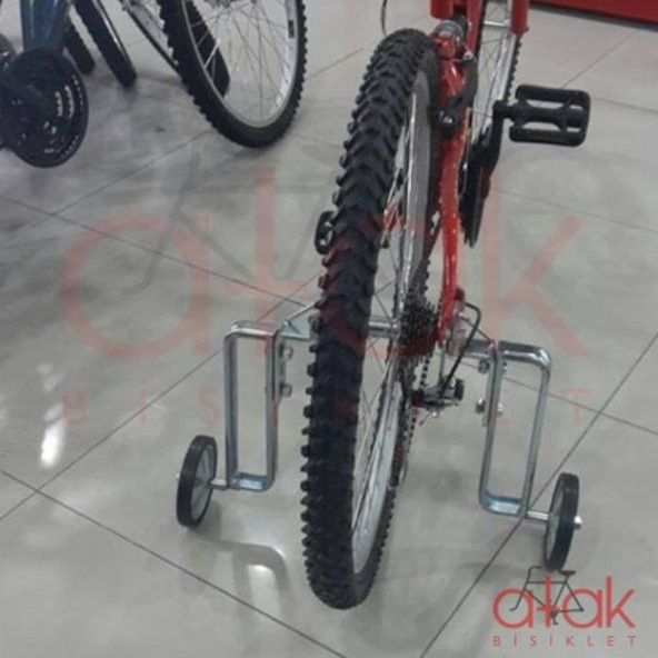 VİTESLİ BİSİKLET YAN DENGE TEKERİ 24 - 26 JANT BİSİKLETLERE ÖZEL - Resim 3