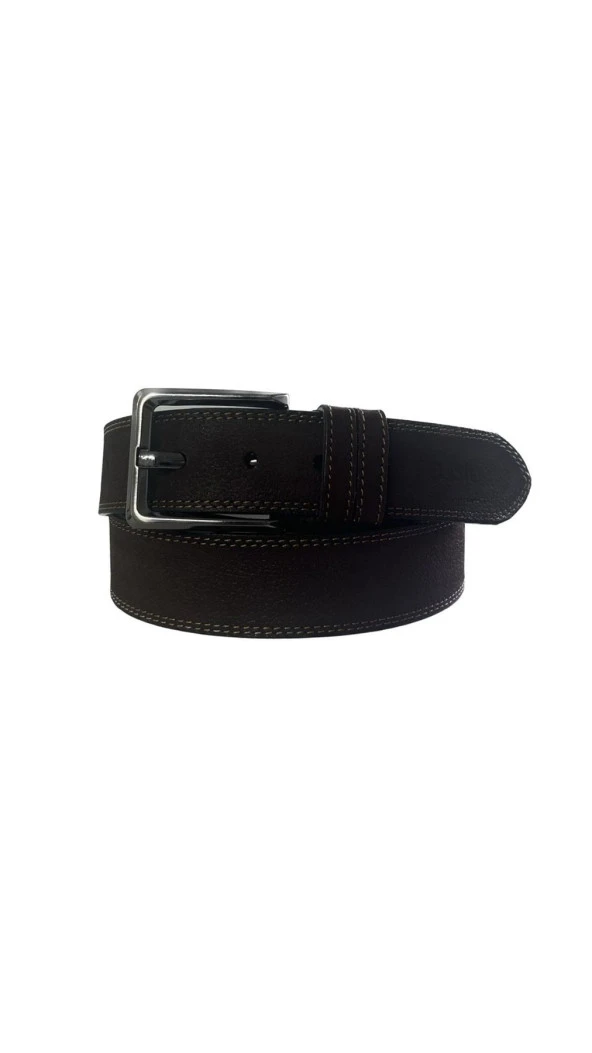 Fossil 4cm Koyukahve Hakiki Deri Spor Erkek Kemeri-110CM - Resim 2