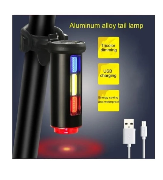 XBYC 6162 Cakar 360 derece 3 renk LED uyarı Arka ışığı BİSİKLET STOP - 5