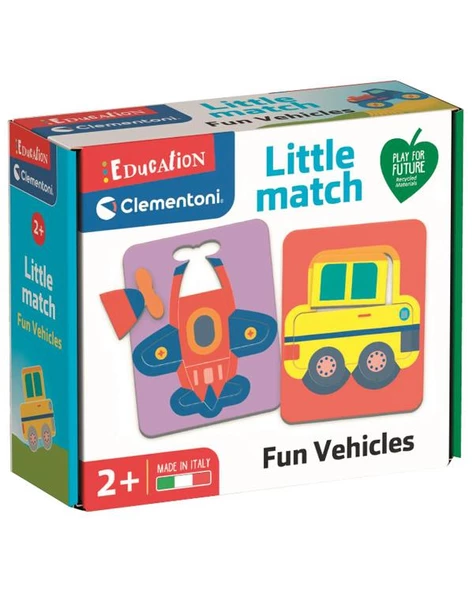 Clementoni Little Match Eğlenceli Araçlar 16718