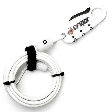 KİLİT CROPS 4MM 180CM ŞİFRELİ ÇOK AMAÇLI PRATİK TAŞIMA  KİLİT - Resim 4