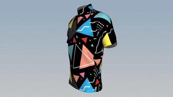 SORATEX NEO KISA KOLLU BİSİKLET FORMASI MEMPHIS Small BEDEN ürün görseli 1