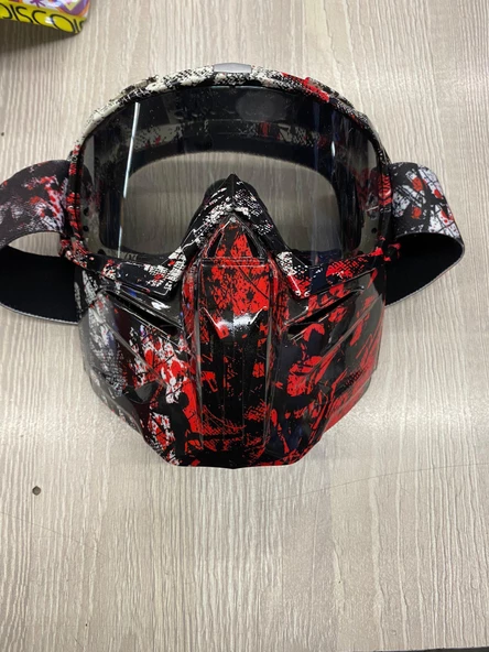 TEX710 JET MASKE BİSİKLET-MOTORSİKLET-KAYAK ÇOK AMAÇLI MASKE GÖZLÜK - 9
