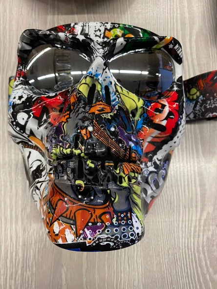 TEX710 JET MASKE BİSİKLET-MOTORSİKLET-KAYAK ÇOK AMAÇLI MASKE GÖZLÜK - 7