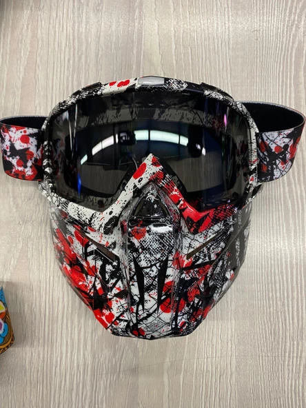TEX710 JET MASKE BİSİKLET-MOTORSİKLET-KAYAK ÇOK AMAÇLI MASKE GÖZLÜK - 6