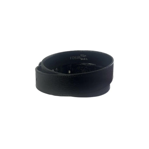 Fossil Siyah Hakiki Deri Spor Erkek Kemeri 4cm-125 - 4