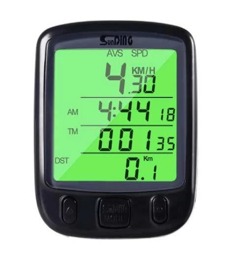 SUNDING Xbyc 6027 Kablolu 27 Fonk IŞIKLI Kilometre Saati Sayacı - 8