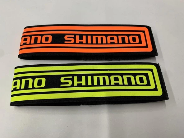 Shimano Reflektörlü Bisiklet Paça Bandı Tutuncu - Fosforlu Sarı