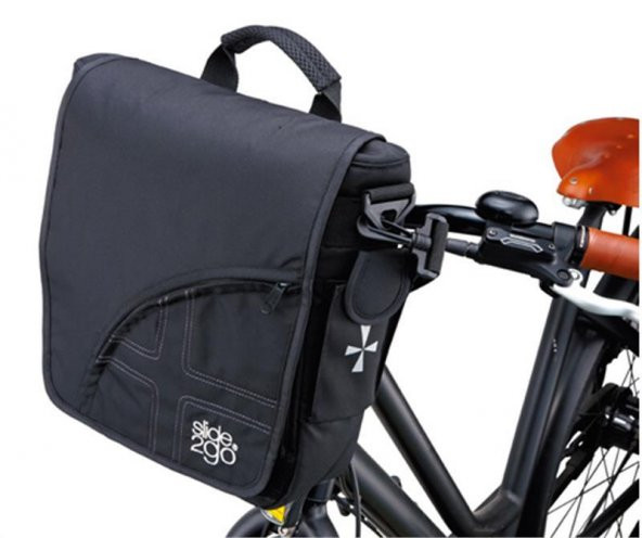Konnix Bisiklet Gidon Çantası OMUZ ÇANTASI S2G-06216 STD - Siyah