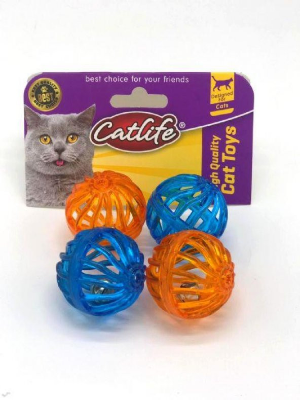 Catlife Zilli Kedi Oyuncağı 4lü