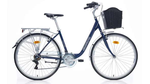 Carraro Julio 28" Jant 43 CM Kadro 21 Vites Çamurluklu Bagajlı Sepetli Şehir Bisikleti ürün görseli