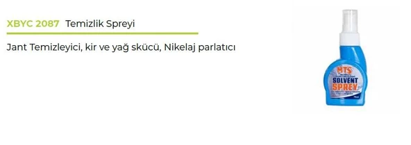 XBYC 2087 MOTOSİKLET BİSİKLET JANT TEMİZLEYİCİ SOLVENT SPREY - 3