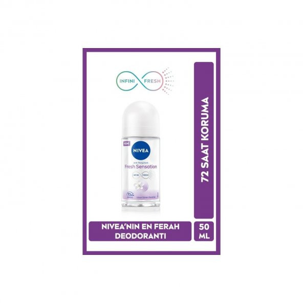 Nivae Roll-on Fresh Sensatıons Bayan 50 Ml