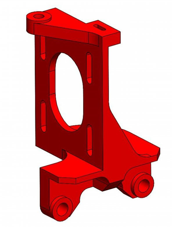 Ender 3 V2, Metal Ekstruder Tek Sürücü İçin Doğrudan Sürücü Adaptörü Plastik Aparat - 3