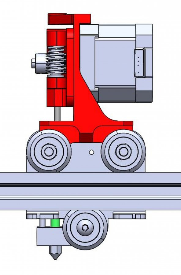 Ender 3 V2, Metal Ekstruder Tek Sürücü İçin Doğrudan Sürücü Adaptörü Plastik Aparat - 4