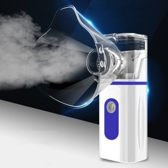Inhaler Nebulizatör Çocuk Astım Ekipmanları USB Şarj Edilebilir Mini Atomizer Ultrasonik Nemlendirici