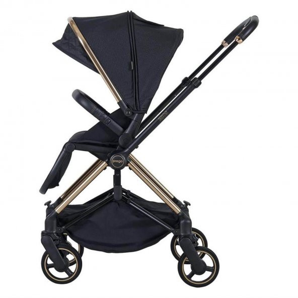Prego 2066 Mios Travel Sistem Bebek Arabası Siyah - Resim 5