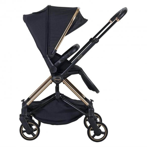 Prego 2066 Mios Travel Sistem Bebek Arabası Siyah - Resim 8