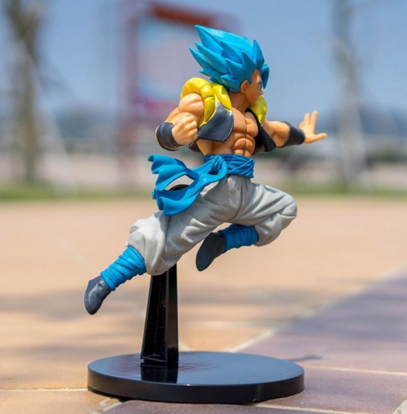 Anime Dragon Ball Z Gogeta Eylem Karakter Figür Oyuncak Biblo 23 cm - 3