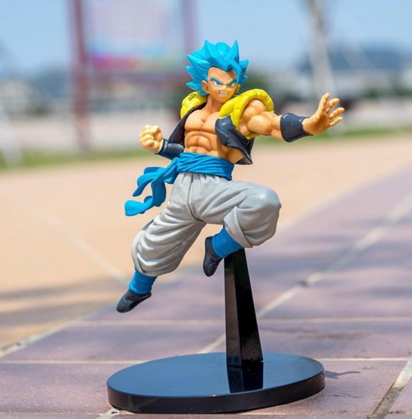 Anime Dragon Ball Z Gogeta Eylem Karakter Figür Oyuncak Biblo 23 cm - 9