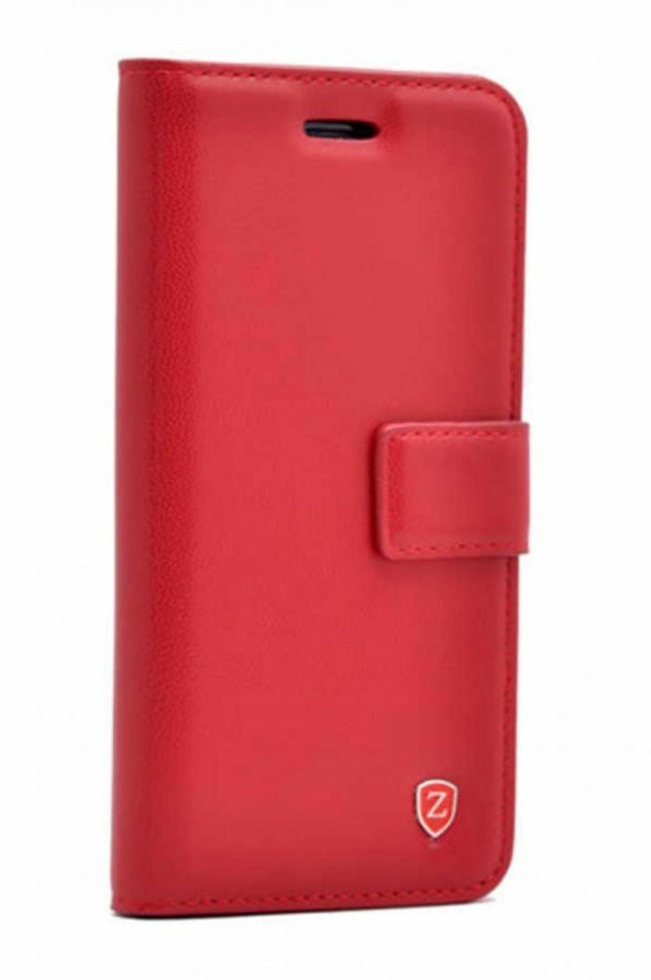 Xiaomi Redmi Note 11E Cüzdanlı Standlı Kapaklı Kılıf Kırmızı