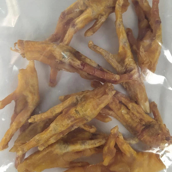 Okro Kurutulmuş Tavuk Ayağı 100gr Köpek Ödül Maması - 4