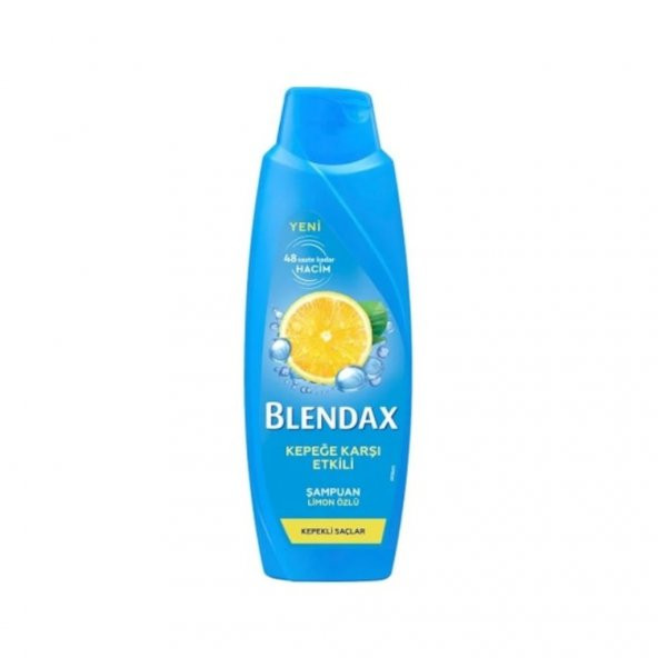 BLENDAX KEPEĞE KARŞI ETKİLİ LİMON ÖZLÜ ŞAMPUAN 470 ML (2 ADET)
