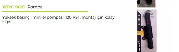 FORTE GT XBYC 9021 BİSİKLET Pompası Hafif ve sağlam POMPA - 2