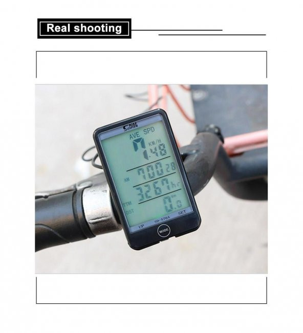 Forte GT XBYC 6032 Km Saati Bisiklet Wıreless kablosuz kilometre - 2