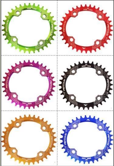 Motsuv Bisiklet Aynakol Tek Yaprak  8/9/10/11 Vites  32T MAVİ - Resim 3