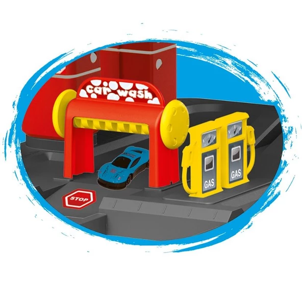 Dolu 5158  Eğitici Ögretici 3 Katlı Otopark Ve Yarış Yol Seti - 3