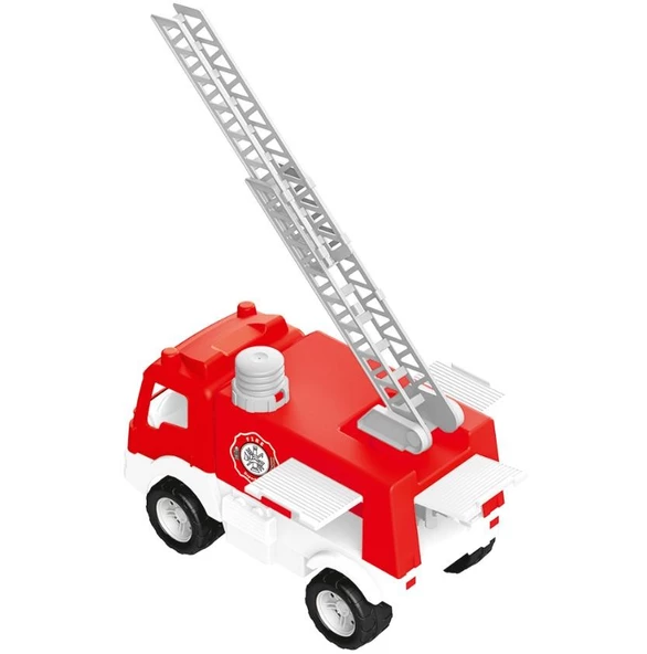 Dolu 7022 Oyuncak İtfaiye Kamyonu Pencereli 38 cm Çocuk İtfaiye Aracı - 6
