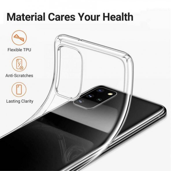 Samsung Galaxy S22 2.0 MM Korumalı Şeffaf Silikon Kılıf ürün görseli 1