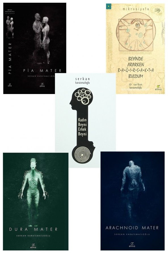 Serkan Karaismailoğlu 5 Kitap Set: Pia Arachnoid Dura Mater Kadın Erkek Beyni Beyinde Ararken - 3