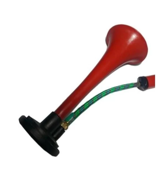 Bisiklet Havalı Kamyon Korna Takımı Pompa+Korna+Kelepçe seti - 4