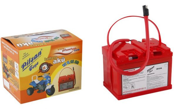 Pilsan 12 V 12 Ah Akü Yeni Tip Bütün 12 volt pilsan modellere Uyumlu - 2
