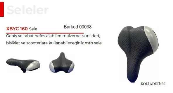 XBYC 160 Bisiklet Geniş Rahat Mtb Sele Yumuşak Ve Rahat Bisiklet Koltuğu - 6