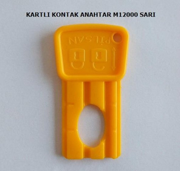 Pilsan Akülü Araba Orjinal Kontak Anahtarı 3 ADET SARI Akülü Araba Anahtarı Sarı Renk