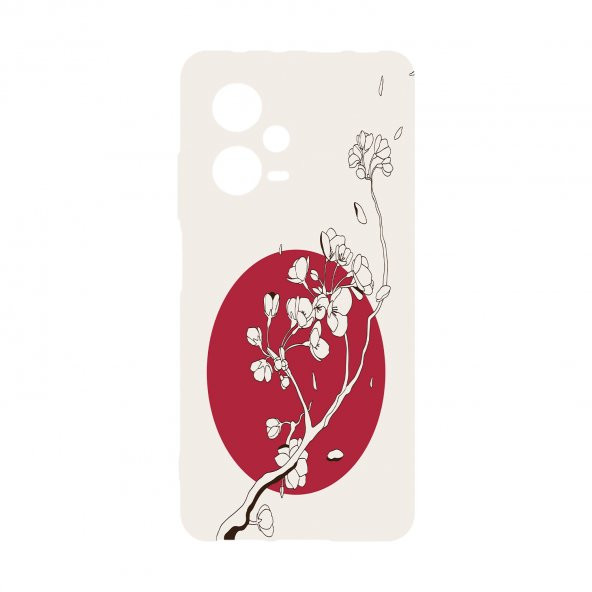 İllustration Cherry Petals Cases Xiaomi Redmi Note 8