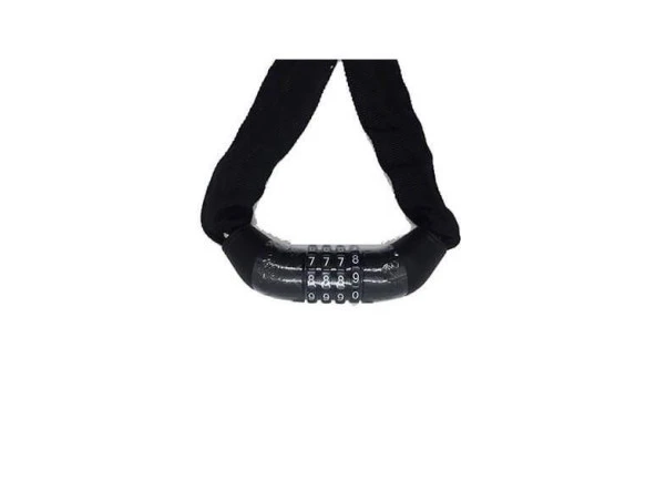 ZOZO 4x90CM 4 lü Şifreli Zincir Kilit YÜKSEK GÜÇLÜ BİSİKLET KİLİDİ - 4