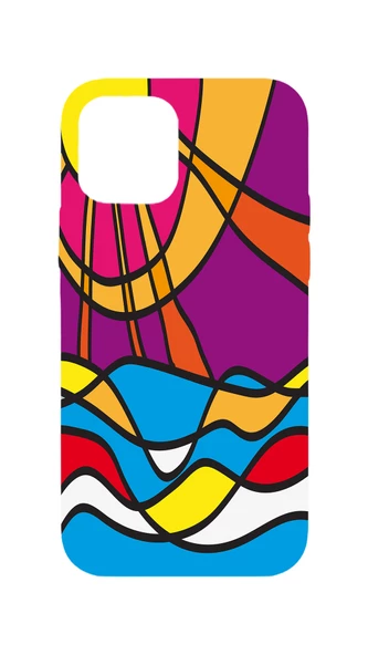 Retro Vintage Painting Geometric Cases Apple iPhone 13 Pro Max