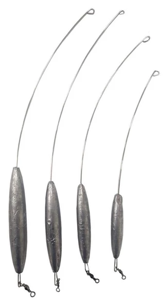 Kendo Uçan Çelik Telli Sıyırtma Olta Kurşunu - 4