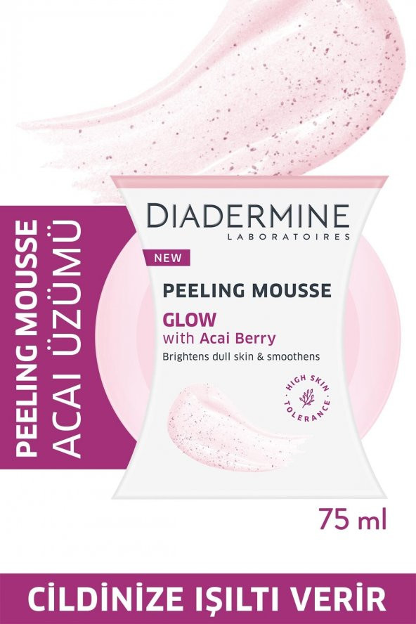 Diadermine Peeling Mousse GLow Acai Berry 75ml