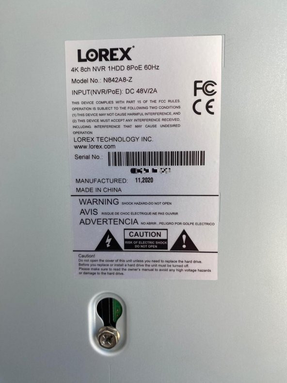 Lorex N842A82 4K Ultra HD 8 Kanal 2TB IP NVR Kayıt Cihazı - 7