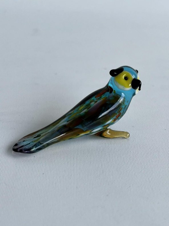 El Yapımı Murano Cam Baykuş Biblo A24-02 - Resim 2
