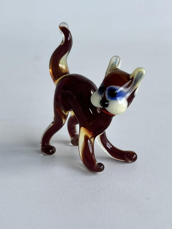 El Yapımı Murano Cam Kedi Biblo A25-03 - 3