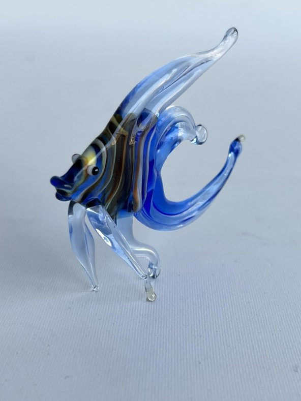 El Yapımı Murano Cam Balık Biblo A29-01 - Resim 4