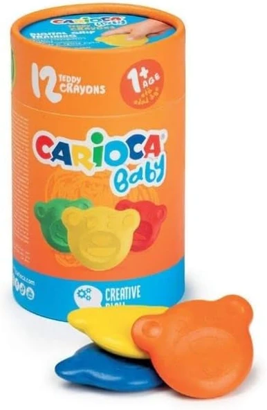 Carioca Teddy 12'li Bebek Boya Kalemi / 43957